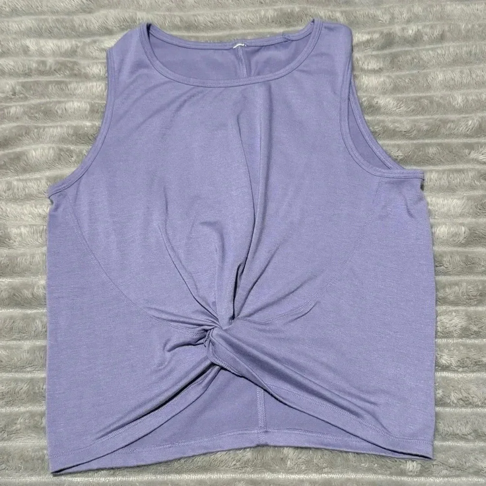 Workout tank top bundle | Purple and tie dye - Picture 3 of 7